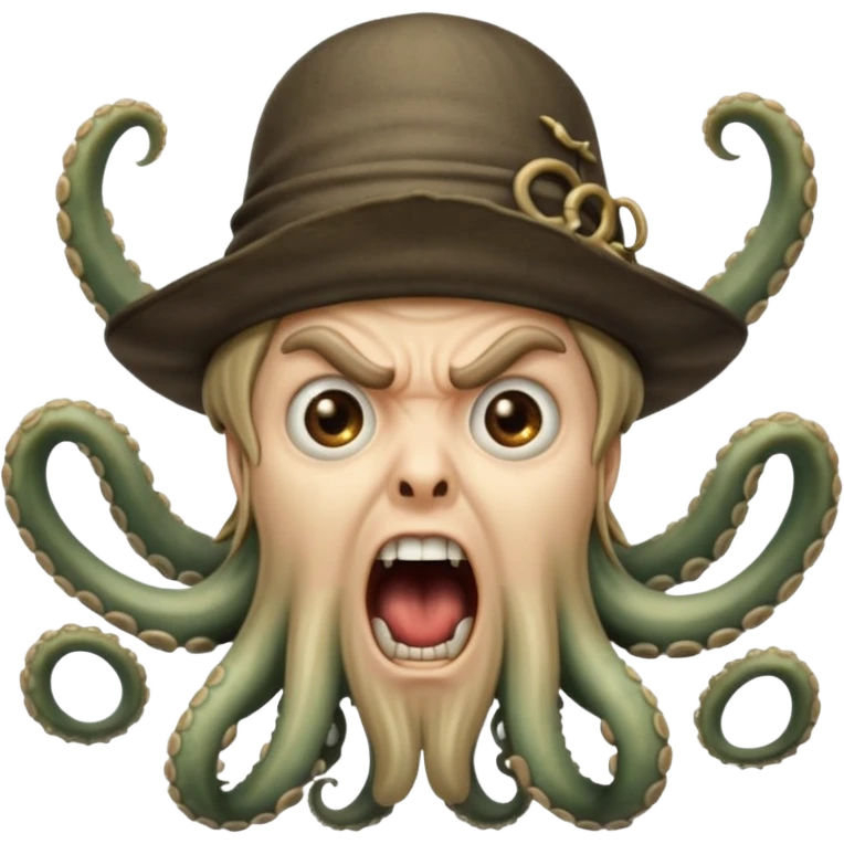 davy jones screaming emoji