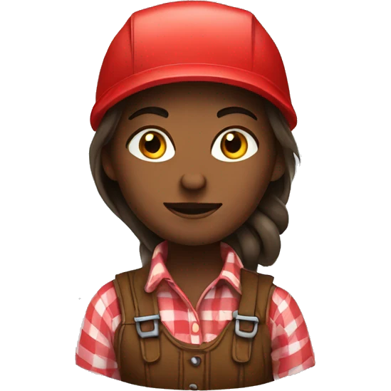 Girl lumberjack emoji