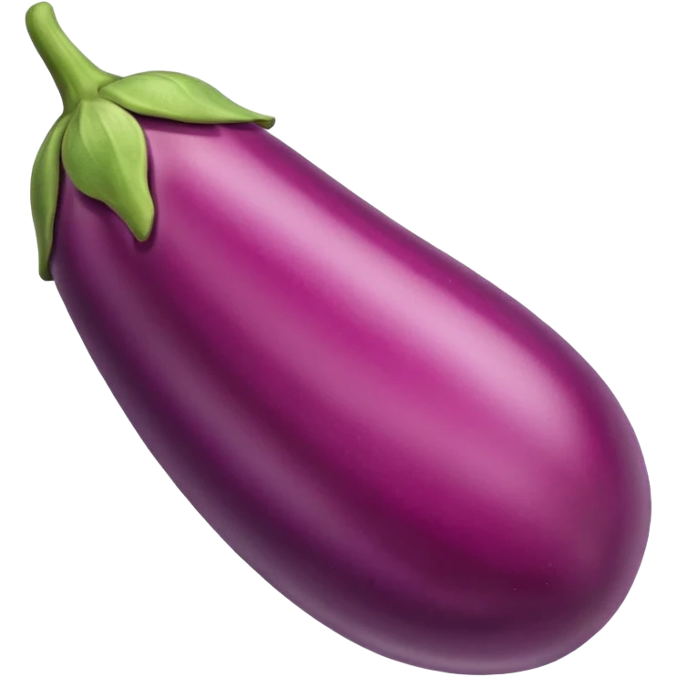 Pink eggplant emoji