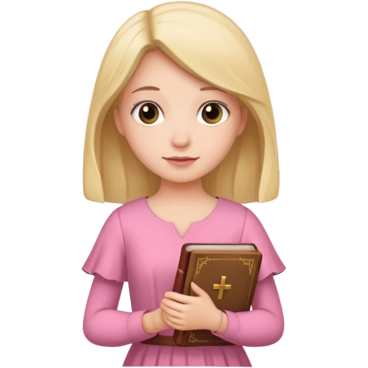 Girly girl gospel biblia emoji