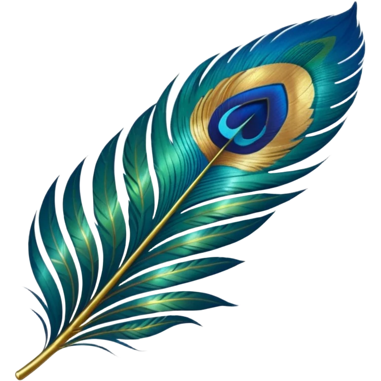 Devine Peacock feather emoji