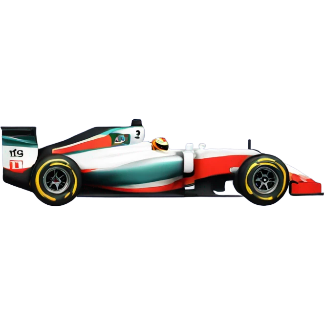 Formula 1 car emoji