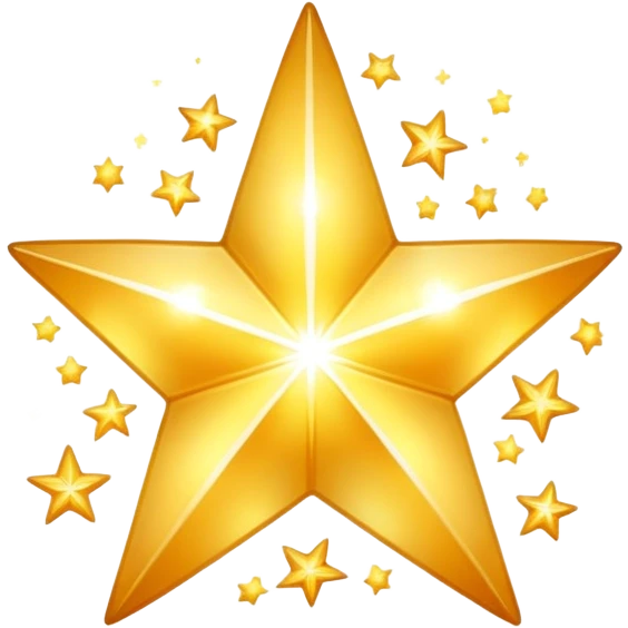 shiny sparkling star cluster emoji