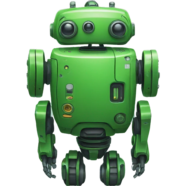 green robot emoji