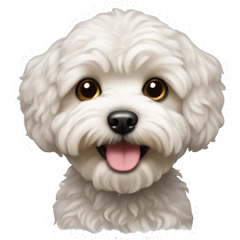 Maltipoo dog emoji