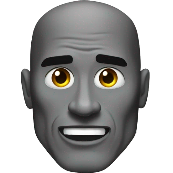the rock robot emoji