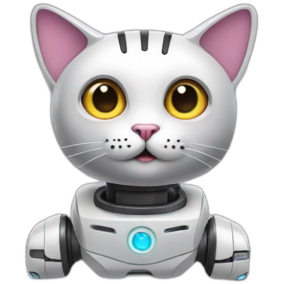 cat robot emoji