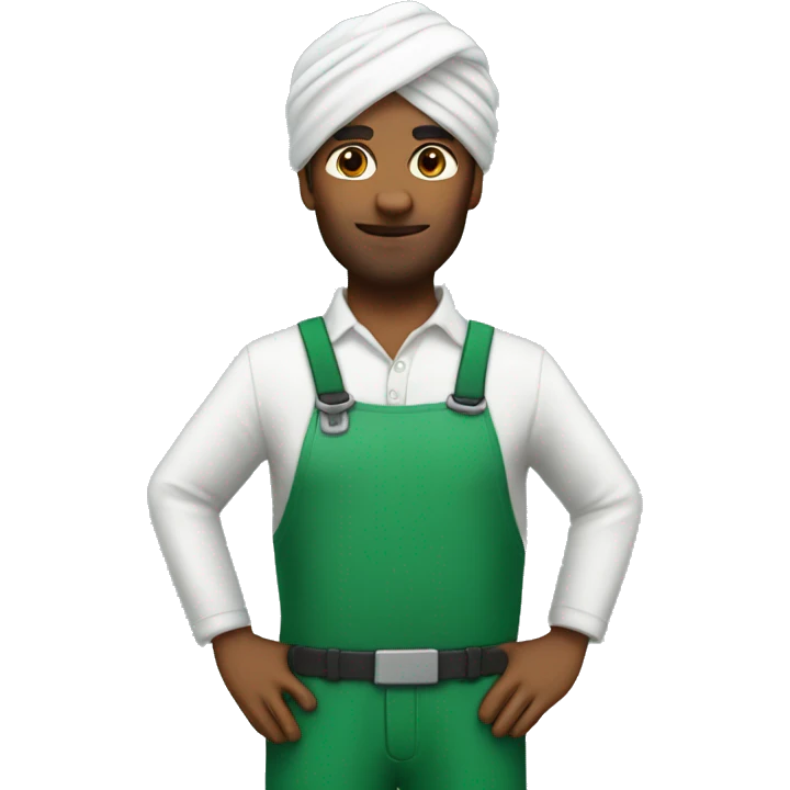7/11 worker with turban  emoji
