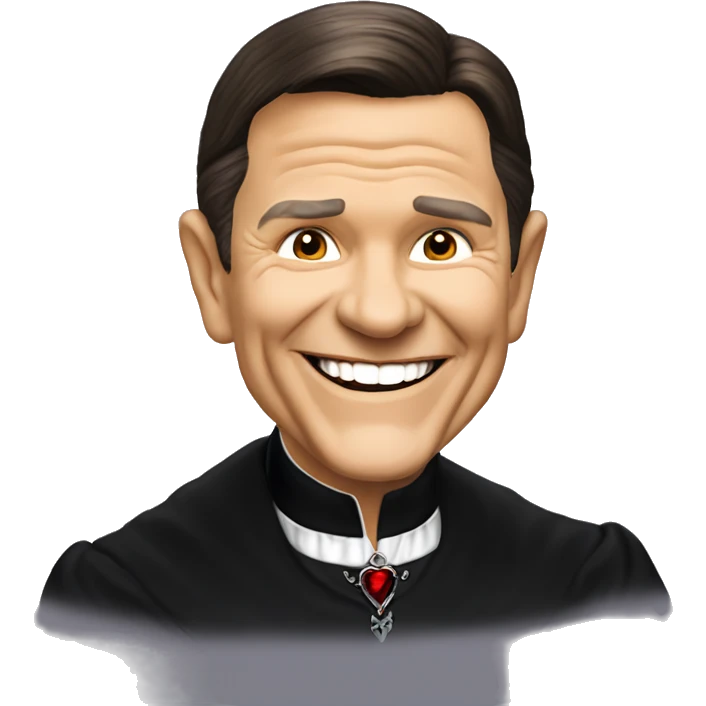 Vampire Kenneth Copeland smiling  emoji