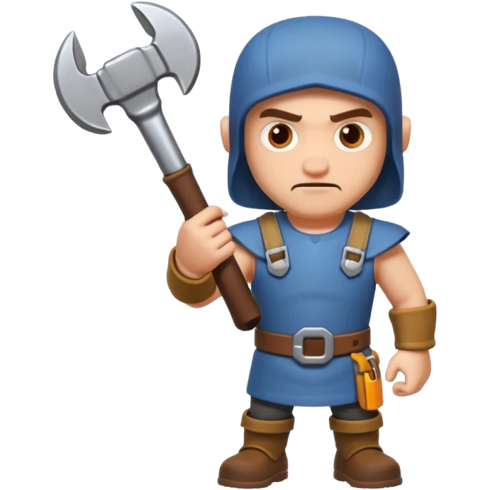 A Mechanic Wrench In A Clash Of Clans and medival Aesthetic emoji