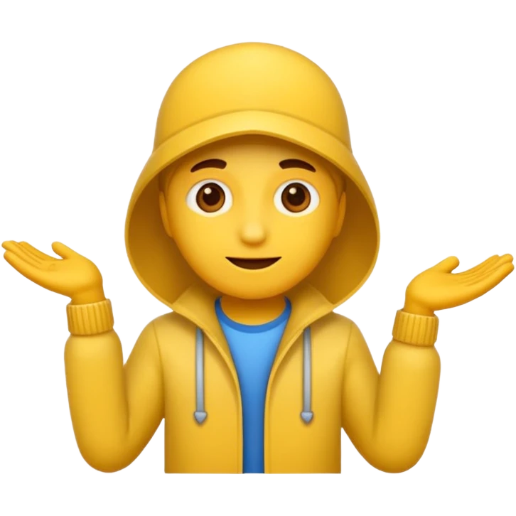человек в костюме говорит emoji