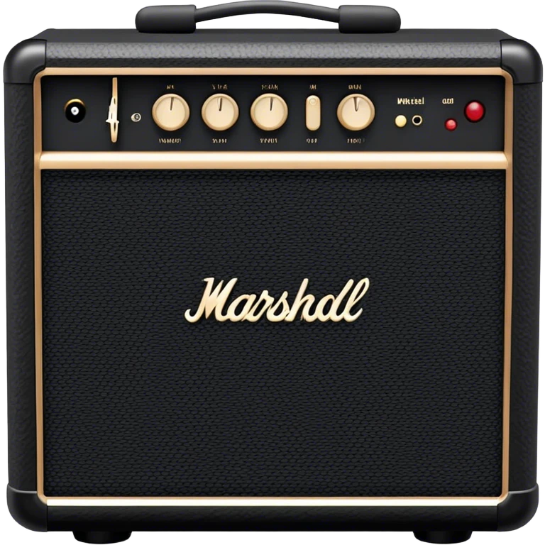 black mini marshall speaker emoji