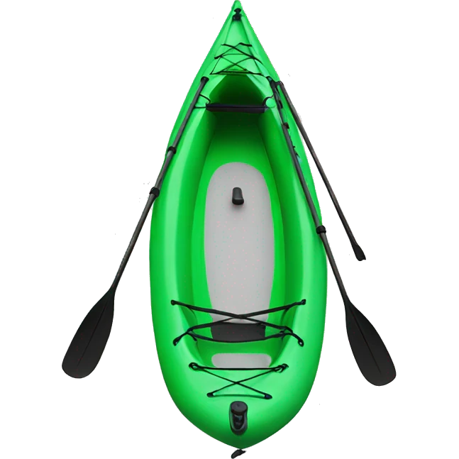 Kayak green emoji