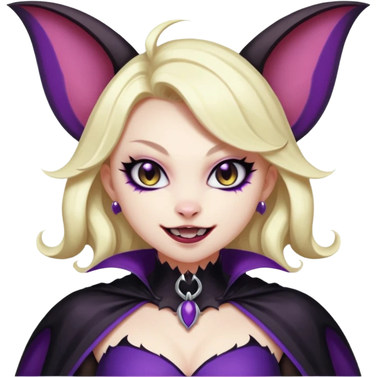 Black batty vampiric scary sexy handsome beautiful pretty Liepard-Noibat-Delcatty-Pokémon-fusion emoji