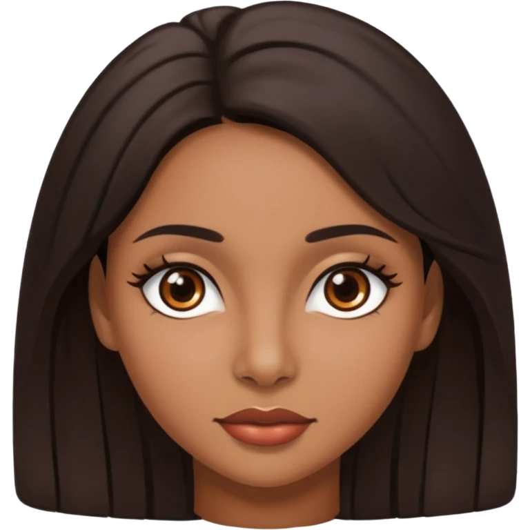 Morena parda emoji