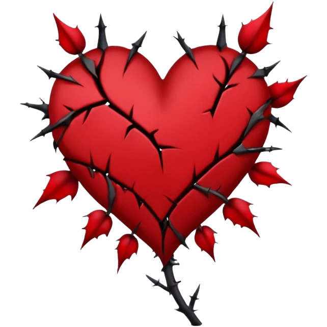 Put The 💔 Emoji And 🥀 Emoji Together In One Image emoji