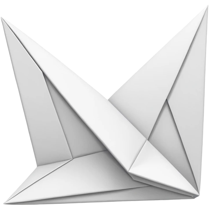 Origami de la lettre M emoji