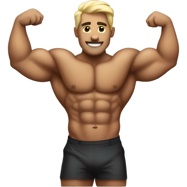 Body builder emoji