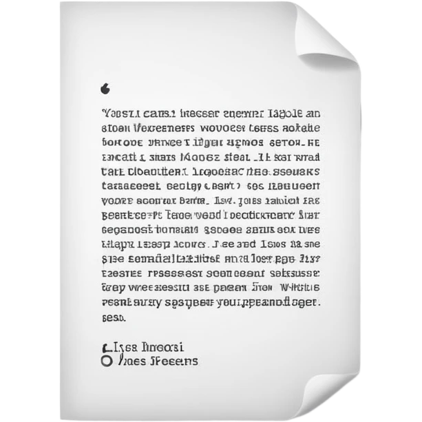 paper work with text emoji