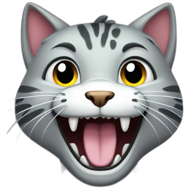 happy dino cat emoji