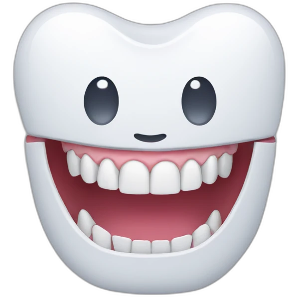 flossing teeth emoji