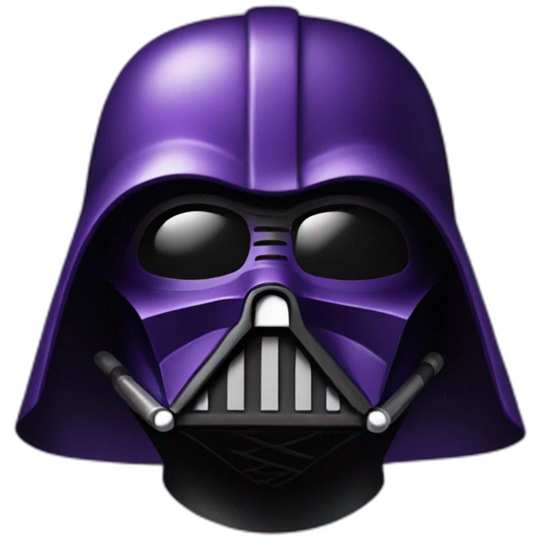 purple dark vador emoji