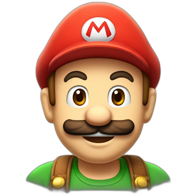 mario dans les toillet emoji