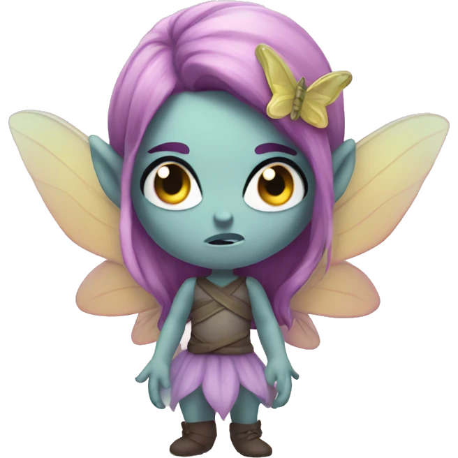 mean fairy emoji