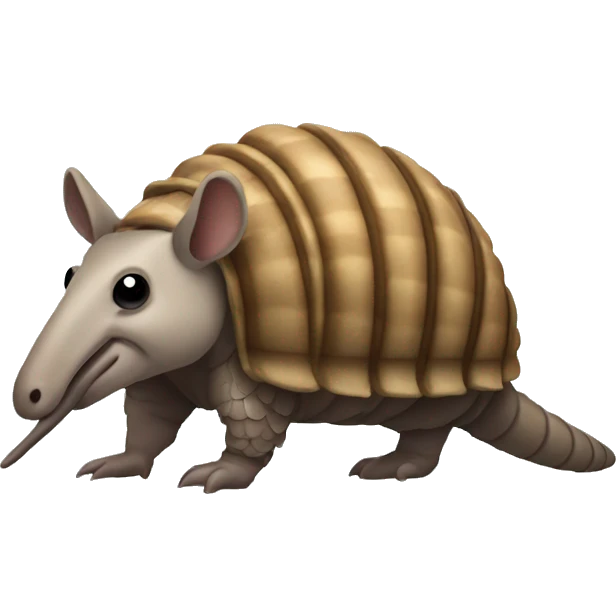WhatsApp emoji of an armadillo emoji