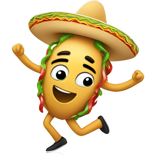 Dancing tacos  emoji