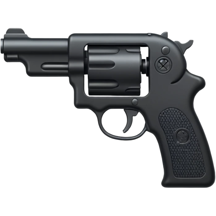 Black gun  emoji