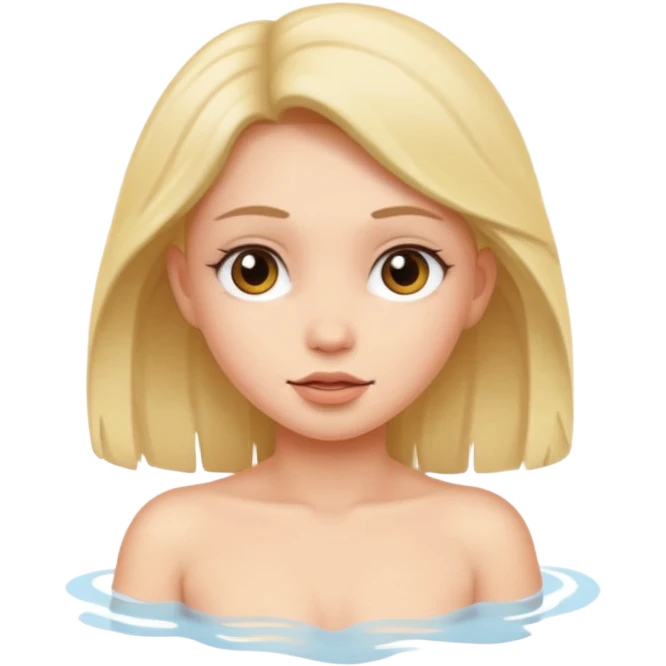 naked girl. emoji