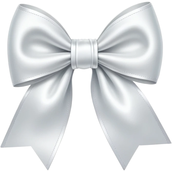 white bow emoji
