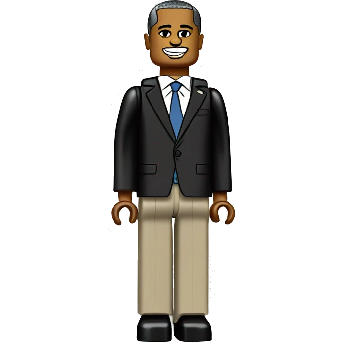 BARACK OBAMA full body lego emoji
