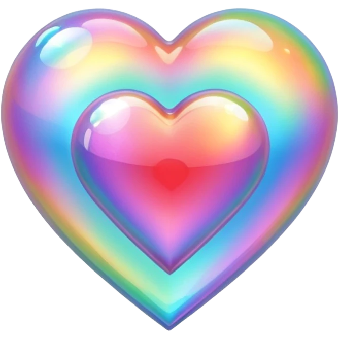 heart prism bubble  emoji