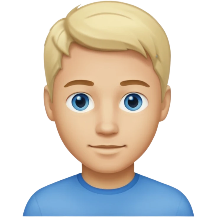 light skin man with blond hair  emoji