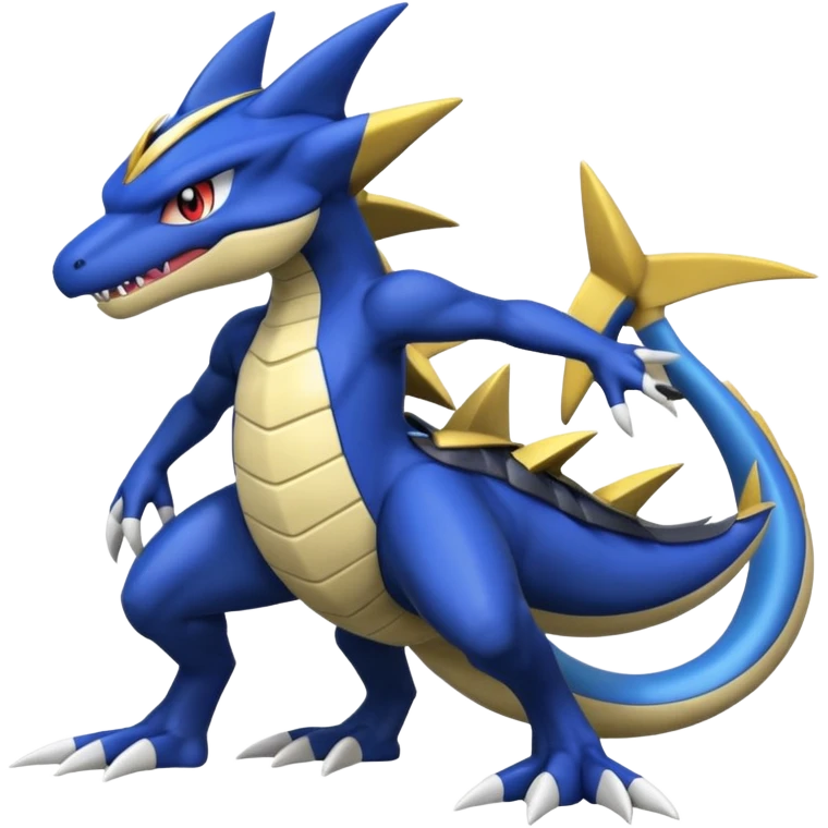 Inteleon-Samurott-Greninja-Garchomp-dusin-fusion (full body) emoji