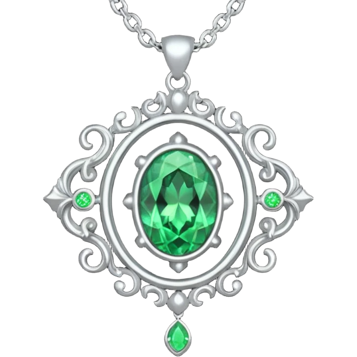 haunted necklace emoji