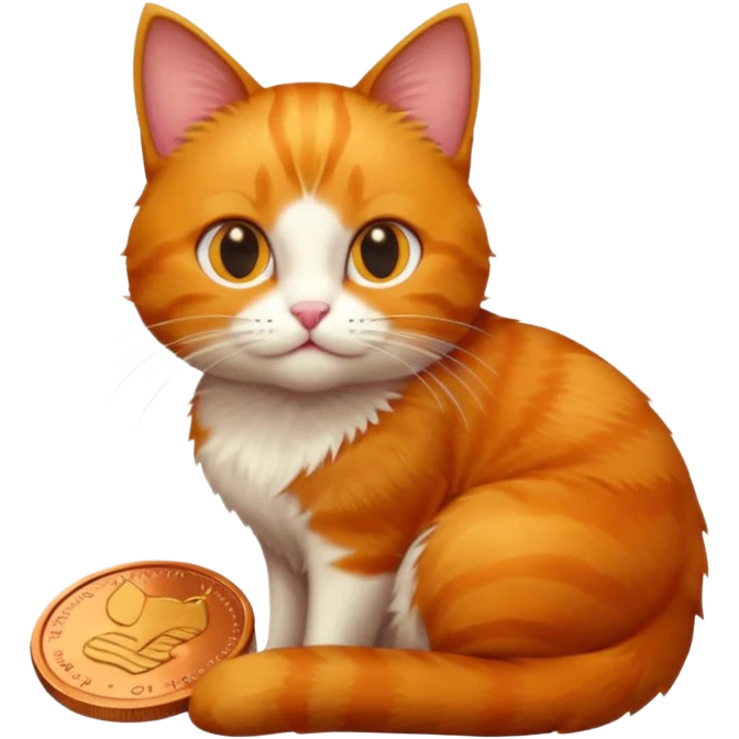 Cat penny emoji