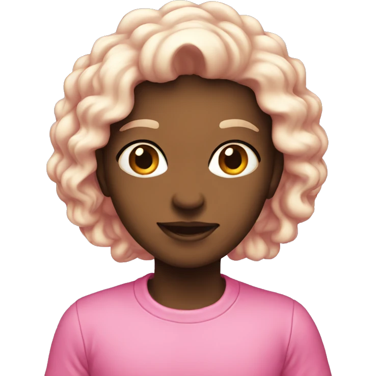 Pink emoji