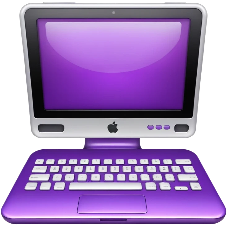 violet computer emoji