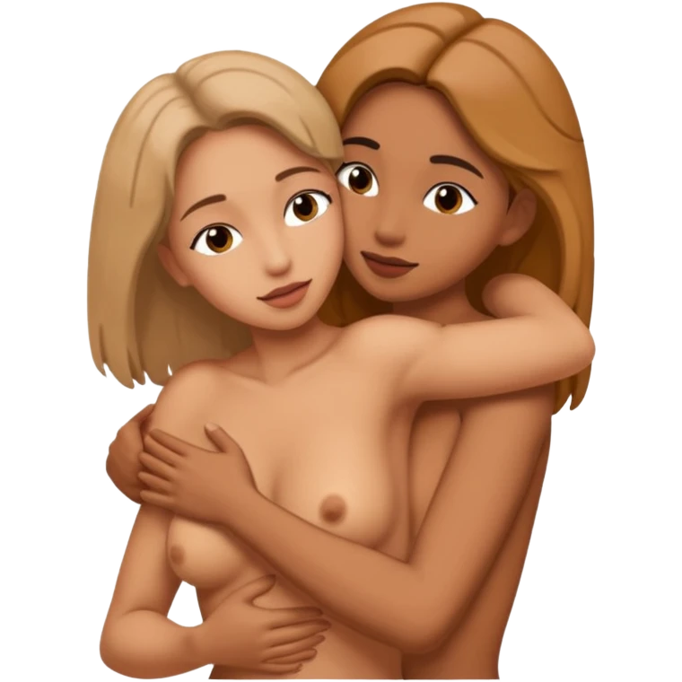 Une femme qui fais l'amour et une vue de loin et la femme est nue et sa zezette visible emoji