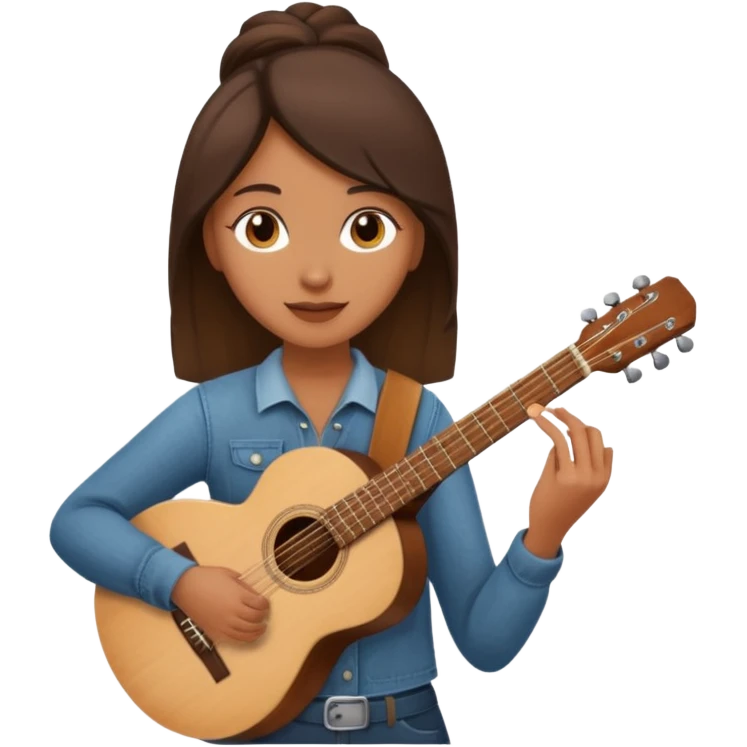 woman Street Musician emoji