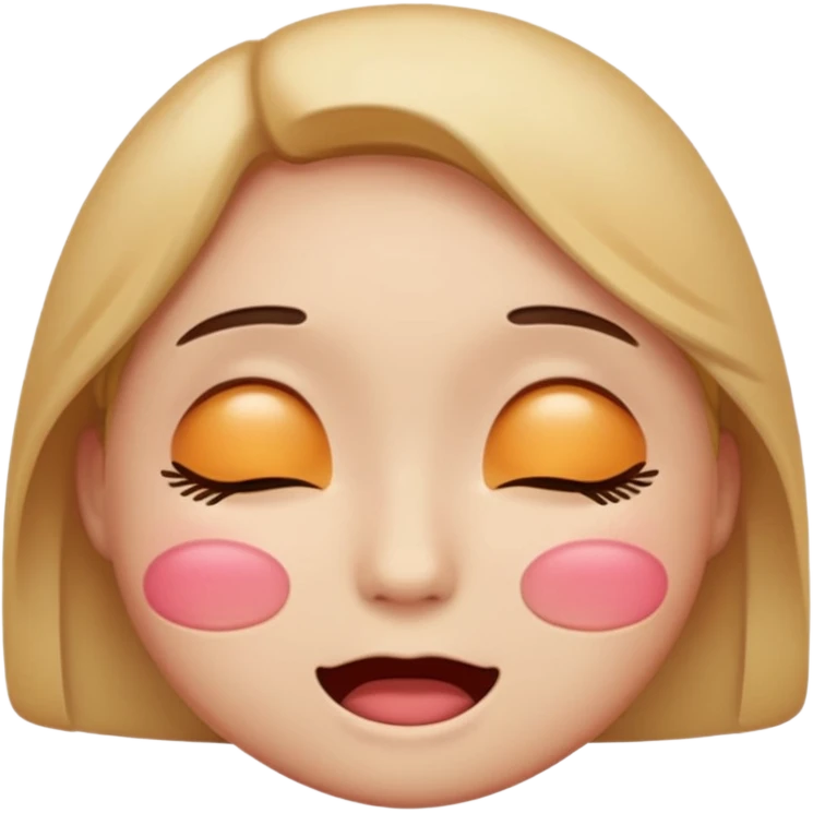 Create a shyness imoji emoji