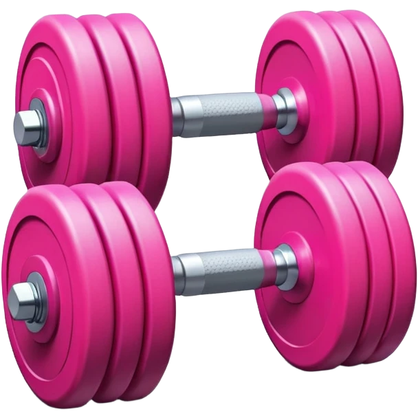 pink dumbbell emoji