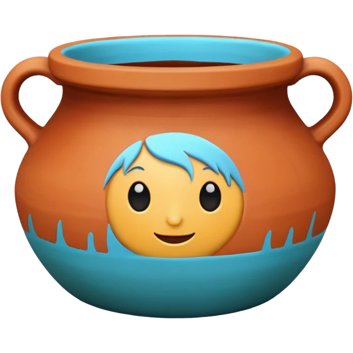 Painted Clay Pot emoji