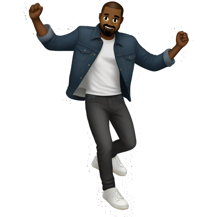 kayne west dancing emoji