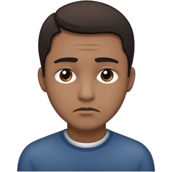 Con sueño triste de hombre  emoji