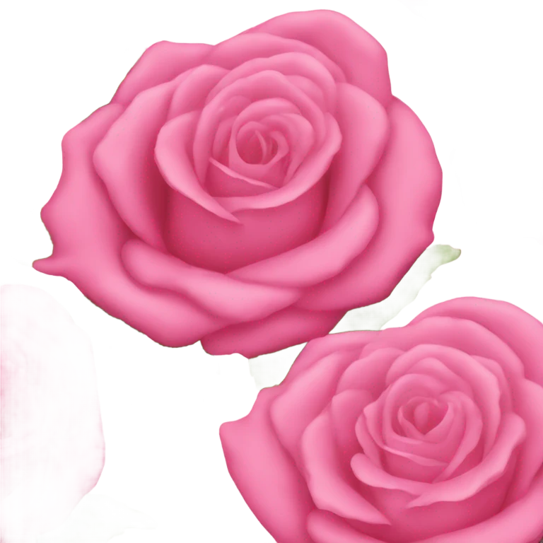 Cute rose my pink heart emoji