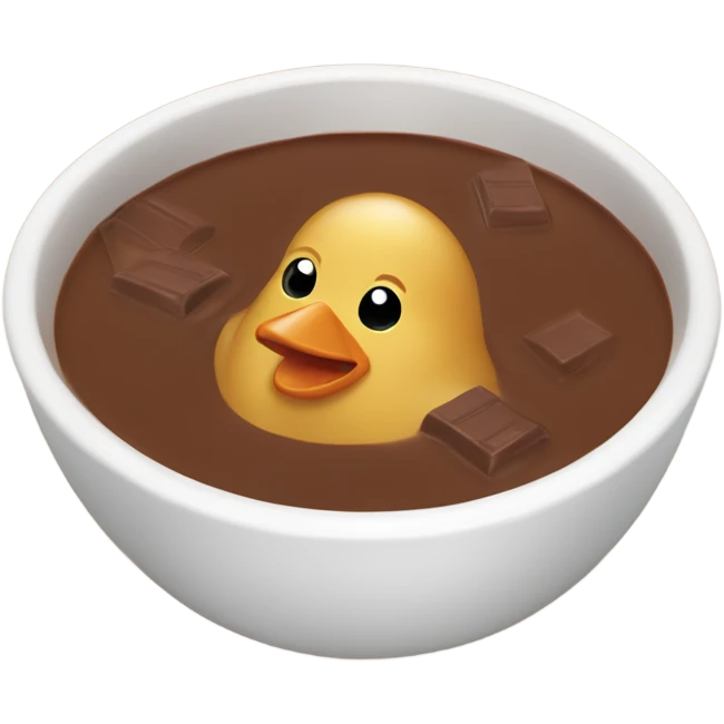 Chocolate chicken soup emoji